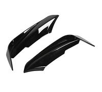 BONKZEBU 2 Piezas de Ventilación de Parachoques Delantero Canard Splitter Protección Aleta de Parachoques Delantero para Serie 3 F30 F31 F3 320i 328i, Solo M/Material ABS (Negra)