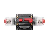 BONKZEBU Accesorio para Automóvil de 12-24 V, Amplificador de Audio, Reinicio del Disyuntor, Portafusibles para Barco de Automóvil, Material de Aleación ABS Duradero, Protege los Aparatos Eléctricos