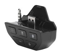 BONKZEBU Adaptador de Auriculares Adaptador de del Controlador para One Gamepad, Práctico Botón de Silencio del Micrófono, Experiencia de Mejorada para Entusiastas de los Juegos (Negro)