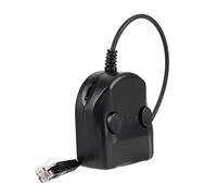 BONKZEBU Adaptador de Capacitación Telefónica Control de Volumen Inteligente Caja de Auriculares de Cristal Divisor para Centro de Llamadas/Material de Capacitación de Supervisores ABS