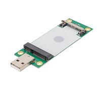 BONKZEBU Adaptador Resistente de Tarjeta Vertical Mini PCI-E a USB para Módulo 3G/4G con Tarjeta SIM, Uso de Gabinete Industrial, Placa de Orificio de Soldadura USB para Prueba WWAN, Módulo 3G/4G