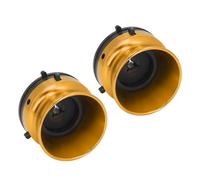 BONKZEBU Adaptadores de Buje Nab 1 par de Aleación de Aluminio Pulido (Oro) | Compatible con StuderReVox, Akai, Tec, Tascm, Nagra, Diseño Bloqueable, Base ABS Resistente Al Desgaste, Abridor de 10