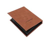 BONKZEBU Álbum de Fotos de 3 Pulgadas con 64 Bolsillos Portatarjetas de 2x3 Funda de Terciopelo Transparente Mini12 11 9 8 Libro Organizador de Imágenes para Niños Tarjetas de Visita Diseño