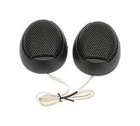 BONKZEBU Altavoces de Audio Estéreo Tipo Domo de 98 DB y 1000 W, Tweeters para Coche de Diseño Compacto, Prácticos para de Sonido de Coche, 2 uds. (Negro)