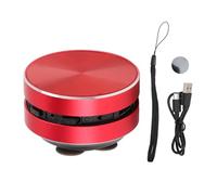 BONKZEBU Altavoz de Conducción de Huesos Inalámbrico, Altavoz Dual Estereo Conducción ósea Inalámbrica, Mini Portátil, para Baño Al Aire Libre (Rojo)