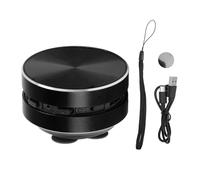 BONKZEBU Altavoz de Conducción de Huesos Inalámbrico, Altavoz Dual Estereo Conducción ósea Inalámbrica, Mini Portátil, para Baño Al Aire Libre (Negro)