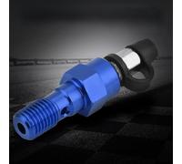 BONKZEBU Anodizado M10x1.0mm Cilindro Maestro de Freno de Motocicleta Pinza Tornillo de Purga Pezón Perno Banjo para Frenos Problemáticos con Bloqueo de Aire, Adecuado para Varios Modelos de (Azul)