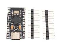 BONKZEBU ATMEGA32U4 Pro Tipo C Tablero de Desarrollo con Encabezado Pin de 2 Filas, 5V 16MHz Tipo C Interfaz USB 32KB Flash 1kb EEPROM para Varias Aplicaciones con Comunicación USB