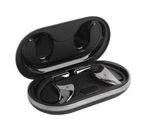 BONKZEBU Auriculares con Traductor Bluetooth V5.4, Conexión Estable, Traducción Alimentada por IA para Entrenamientos de Aprendizaje de Idiomas, 2 uds. (Negro)
