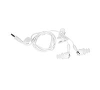 BONKZEBU Auriculares Impermeables Inalámbricos con Enchufe de 3,5 Mm para Nadar, Correr, Auriculares de Conducción ósea para Practicar Surf (Blanco)