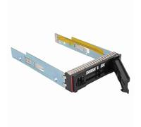 BONKZEBU Bandeja SAS HDD de 3,5 Pulgadas Soporte Adaptador de Disco Duro de Metal ABS Duradero para SR530 SR590 HR630X Plata Negro 4 X Tornillo para Instalación y Uso