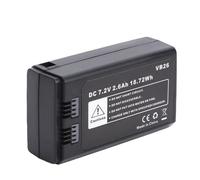 BONKZEBU Batería de Flash de Cámara de Metal ABS con Capacidad de 2600 MAh Reemplazo Directo para V1 V850III V860III MF-R76 AD100Pro Diseño Portátil para Disparos en Movimiento
