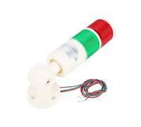 BONKZEBU BEM - 50-2T - D 24V DC Luz de Advertencia de la Máquina, Indicador LED Señal de Precaución Luz Constante, Luz de Torre de Señal, Torre de Señal LED 24V