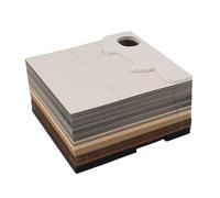 BONKZEBU Bloc de Notas 3D con Diseño de Castillo, Bloc de Notas Artesanal para Decoración del Hogar con Luz, Adhesivo Premium para Escritorio de Oficina, Dormitorio, Gran Regalo para Familiares y