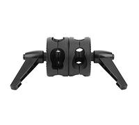 BONKZEBU Cabezales de Agarre de Soporte de Reflector de Luz de Fotografía Profesional para Brazo Superior, Rendimiento Estable y Alta Confiabilidad, para Colgar Papel de Fondo, Material Plástico Negro