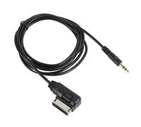 BONKZEBU Cable Auxiliar DC3,5 Mm a AMI MMI Adaptador de Cable de Audio de Gran Compatibilidad, Apto para A3 A4 A5 A6 A8 Q5 Q7 R8 TT, Conector Plug and Play de 3,5 Mm, 1,8 M