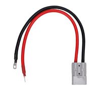 BONKZEBU Cable de Conexión de Carretilla Elevadora 175A para Conector Anderson, Cable de Silicona 4AWG 25 mm² con Terminal SC25 8, para Carretillas Elevadoras RVs Camiones