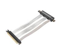 BONKZEBU Cable Elevador PCIE 5.0 de Integridad de Señal Avanzada Apto para GPU WRX80 90E RTX4090 5090 RX8900, Cable de Extensión PCIE 16X para Servidores y Configuraciones de Juegos (20cm)