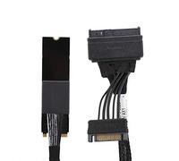 BONKZEBU Cable U.2 a M.2 Que Conecta de Manera Eficiente el Cable SF-8639 para 750 P4610 983 Funciona con Computadoras de Escritorio, Estaciones de Trabajo y Servidores