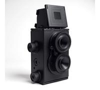 BONKZEBU Cámara de Película de Doble Lente de 35 Mm DIY Classic Retro Double TLR Camera Construya su Propia Fotografía Vintage Compatible con 135 Film para Entusiastas de la Fotografía