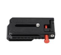 BONKZEBU Cámara Plegable QR L Soporte Interruptor de Doble Dirección Placa de Liberación Rápida para Cabezales de Trípode Arca, Aleación de Aluminio Estable 3.35x1.52in Equipo de Sesión de Fotografía