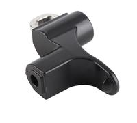 BONKZEBU Cerradura de Gancho de Seguridad Antirrobo para Casco de Motocicleta, Aleación de Aluminio, con Llaves, para Motos, Scooters, Bolsas Colgantes, Color Negro