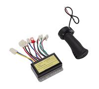 BONKZEBU Controlador de Velocidad de Motor de Bicicleta Eléctrica Potente Caja de Control de Motor de Cepillo de 24 V 250 W con Empuñadura del Acelerador para Scooters de Turbina Eólica, Buen Diseño