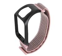 BONKZEBU Correa de Reloj de Nylon para TomTom, Adventurer de la Banda de Reloj de Reemplazo Liviano Suave y Transpirable, Lavable 2 en 1 Correa Deportiva, para TomTom Runner3 (rosa)