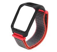 BONKZEBU Correa de Reloj de Nylon para TomTom, Adventurer de la Banda de Reloj de Reemplazo Liviano Suave y Transpirable, Lavable 2 en 1 Correa Deportiva, para TomTom Runner3 (Rojo azul)