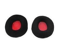 BONKZEBU Cubierta para los Oídos de Alta Calidad para Cloud II - Almohadillas Suaves y que Bloquean el Ruido - Fácil de Instalar 2 Piezas (ante rojo)