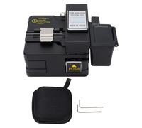 BONKZEBU Cuchilla de Fibra óptica, Hoja de Acero de Tungsteno con 16 Puntos de Corte, ángulo de Corte de 0,6° para Fibras de Núcleo único y Núcleo Múltiple, con Caja de Residuos para FTTH