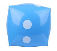 BONKZEBU Dados Inflables Portátiles Material de PVC Duradero Interacción Entre e Hijos Suministros para Fiestas para Actividades en Interiores y Exteriores Verde 1 X Dados Inflables (Azul)
