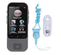 BONKZEBU Dispositivo Traductor de Idiomas, Pantalla Táctil, Traducción Bidireccional de Fotos por Voz en Tiempo Real con 138 Idiomas e Inteligencia Artificial, para Viajes, Negocios,