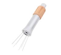 BONKZEBU Distribuidor de café con Aguja Retráctil que Presiona de Forma Segura el Agitador de café en Polvo con Agujas Reemplazables para Preparar, Construcción de Acero Inoxidable de Aluminio,