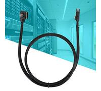 BONKZEBU Durable Mini SAS 36P 0,8 Metros Moldeado por Inyección SFF-8087 Codo Derecho a Cable de Disco Duro SFF8087 para una Conexión Eficiente, Uso Práctico