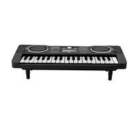 BONKZEBU El Juguete Interactivo del Piano del Teclado de los Niños de 37 Teclas Desarrolla El Interés Musical para los Niños con Las Baterías (Negro)
