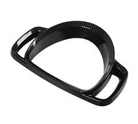 BONKZEBU Embellecedor de Panel de Tablero Estilo Fibra de Carbono ABS de Primera Calidad para Smart 2009-2015, Fácil Instalación Adhesiva para Entusiastas de los Automóviles