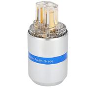 BONKZEBU Enchufe de Alimentación de HiFi de Cobre para Aparatos Audiovisuales Profesionales, Juego de Conectores Chapados en Oro de 24K, 2 Conectores de Alimentación (F107G (hembra))