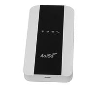 BONKZEBU Enrutador WiFi Portátil 4G de Alta Velocidad con Ranura para Tarjeta SIM, Comparte hasta 10 Usuarios, Seguridad Inalámbrica Avanzada, Soporte para Bandas de Red Europeas, Construcción ABS
