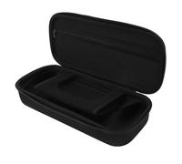 BONKZEBU Estuche Rígido con Soporte Plegable para Reproductor Remoto Portal, Bolsa de Almacenamiento Protectora de Viaje Impermeable para Organización, Nailon Negro 13.19 X 8.27 X 3.15 Pulgadas