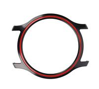 BONKZEBU Funda Protectora de Cubierta Completa para Reloj de Alta Resistencia, Protector de Marco Fácil de Instalar para Reloj Inteligente RS3 LS04 para Uso Diario (Negro Rojo)