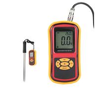 BONKZEBU G M 640 Medidor de Temperatura de Humedad de Grano LCD Digital Portátil para Trigo, Arroz, Maíz, Frijol, Sonda de Temperatura de Grano, Sonda de Humedad, Medidor de de