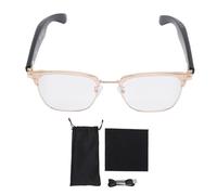 BONKZEBU Gafas de Traducción Inteligentes con IA en Más de 100 Idiomas, Gafas para Traductores para Viajes Sociales, Llamadas Musicales, Encendido Automático, Bisagra de Resorte de