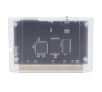 BONKZEBU Game Video Cassette Professional 3000 en 1 Tarjeta de Juego con Tarjeta de Memoria de 8 GB para Mega Drive, Funciones Mejoradas para Juegos de Región Flexible (Blanco Transparente)