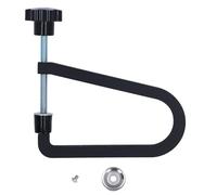 BONKZEBU Garganta Profunda C Clamp Garganta Profunda U AL Clamp FOLK Guitar Puente Clamp Guitar Guitar Puente Capacitación de Acero Central de Garganta Deep Capacés de Garganta Profunda, (R260 Negro)