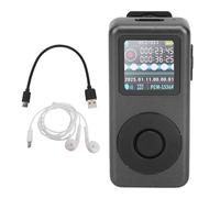 BONKZEBU Grabadora de Voz Digital, Elegante Diseño de Abrazadera, Reproductor de Música HD sin Pérdidas con Reconocimiento de Voz AI y Chip de Reducción de Ruido, para Correr, Ciclismo, (16GB)