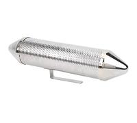 BONKZEBU Guiro Shaker Acero Inoxidable Sonido Duradero Material Didáctico Musical para Principiantes Instrumento de Percusión Orff Actuaciones de Fiesta