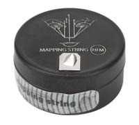 BONKZEBU Heroalergénica de 20 M Microblading String Pre -Mapeo de Mapeo de Cejas Prefabricada, para Medir y Colocar la Forma de la Ceja Antes del Tatuaje, con Fácil Limpieza (Púrpura)