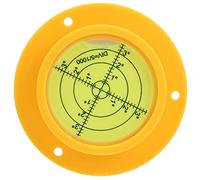 BONKZEBU Herramienta de Medición Compacta de 90 Mm Burbuja de Nivel Redonda con Escala, Material ABS Transparente, Fácil Calibración para Plataformas y Equipos de Cámara, Portátil y Precisa