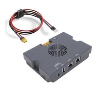 BONKZEBU Inyector PoE, Adaptador de Alimentación A Través de Ethernet de 350 W para Gen3 Dishy con Interfaces USB A Tipo C, Conector XT60, Ventilador de Refrigeración Inteligente y